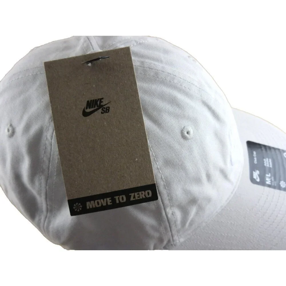 Nike SB Club Men's Unstructured Skate Cap Hat Light Bone White Size M/L NWT